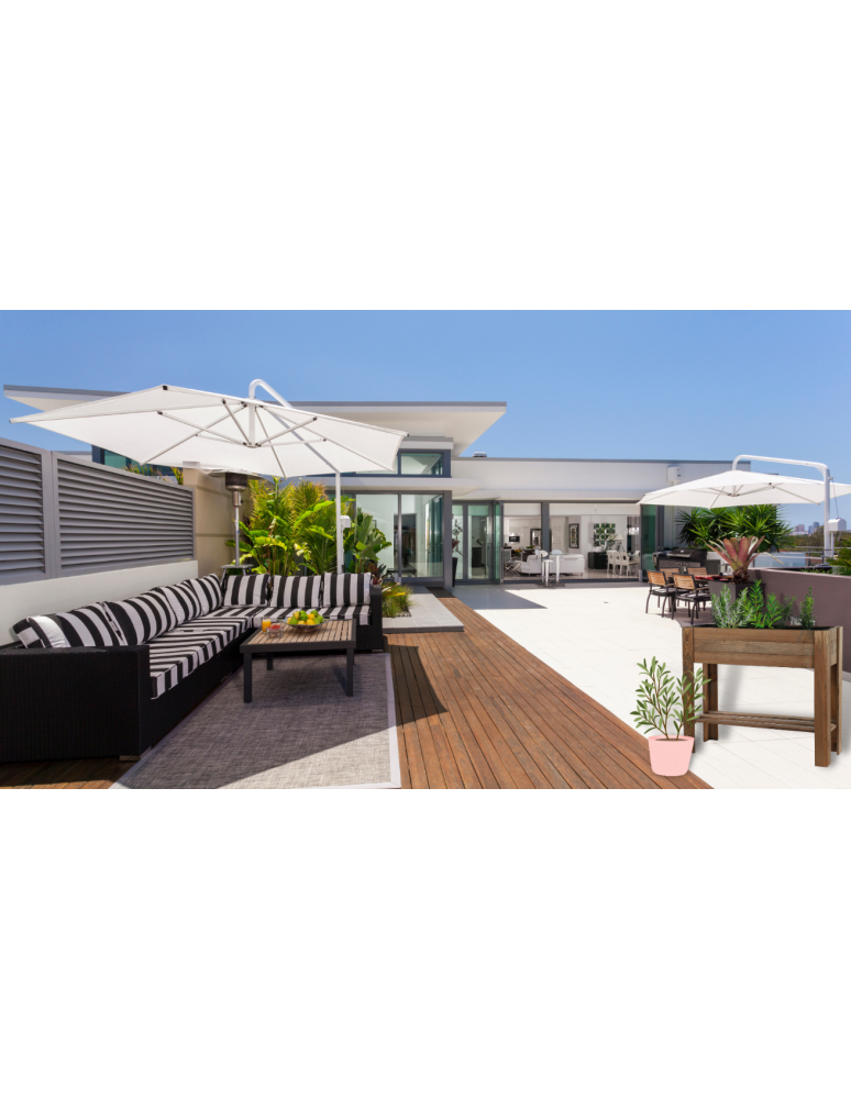 Uprawowe skrzynie ogrodowe- Warzywniaki- skrzynia do uprawy - Donica na nogach warzywniak drewniana skrzynia na warzywa wysoki ziołownik - product b2b.wamar.biz 9