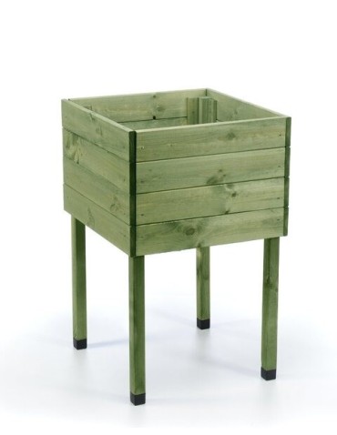 Donica ogrodowa donica na nogach drewniany ziołownik warzywnik BRD 50x50 - product 2