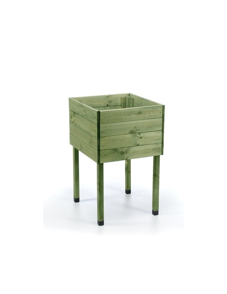 Duże donice ogrodowe- pergole - Donica ogrodowa donica na nogach drewniany ziołownik warzywnik BRD 50x50 - product b2b.wamar.biz 2