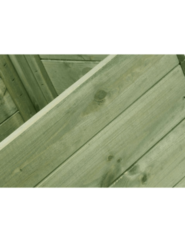 Duże donice ogrodowe- pergole - Donica ogrodowa donica na nogach drewniany ziołownik warzywnik BRD 50x50 - product 5