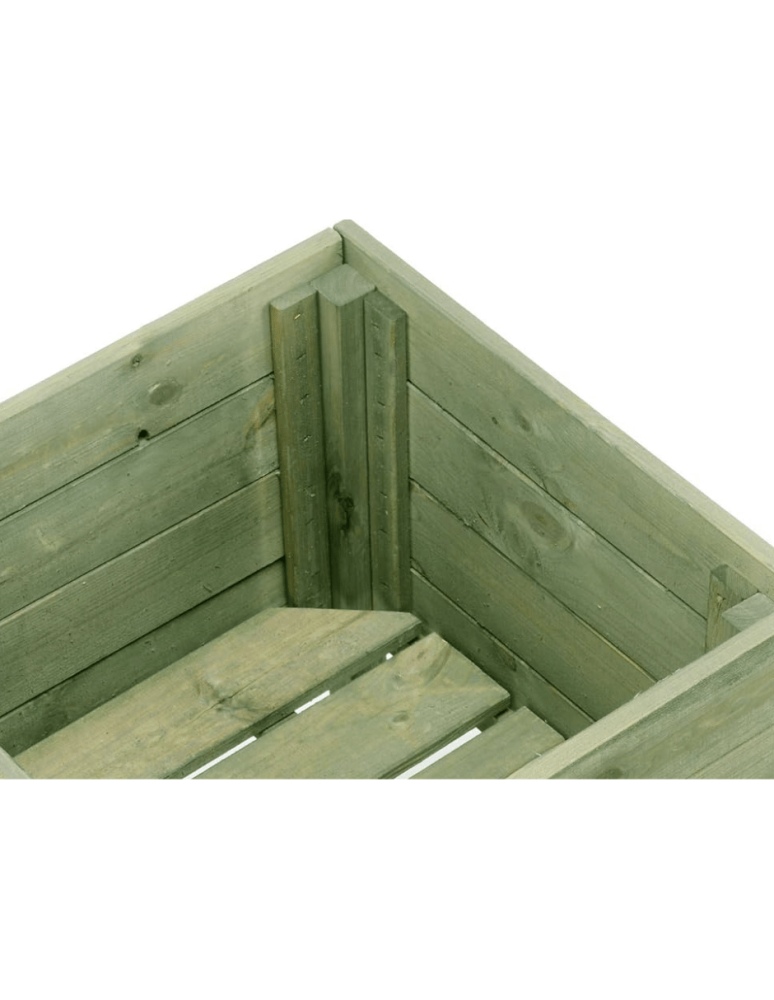 Duże donice ogrodowe- pergole - Donica ogrodowa donica na nogach drewniany ziołownik warzywnik BRD 50x50 - product b2b.wamar.biz 6