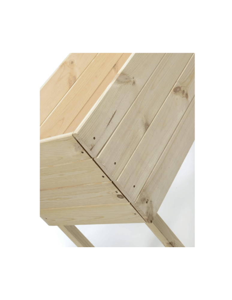 Duże donice ogrodowe- pergole - Donica na nogach donica ogrodowa drewniana donica balkonowa na zioła 100x50 - product b2b.wamar.biz 2