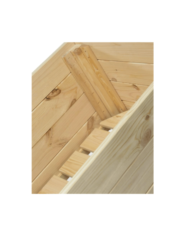 Duże donice ogrodowe- pergole - Donica na nogach donica ogrodowa drewniana donica balkonowa na zioła 100x50 - product 4