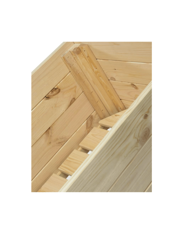 Duże donice ogrodowe- pergole - Donica na nogach donica ogrodowa drewniana donica balkonowa na zioła 100x50 - product b2b.wamar.biz 4