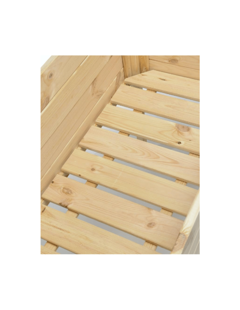 Duże donice ogrodowe- pergole - Donica na nogach donica ogrodowa drewniana donica balkonowa na zioła 100x50 - product b2b.wamar.biz 5