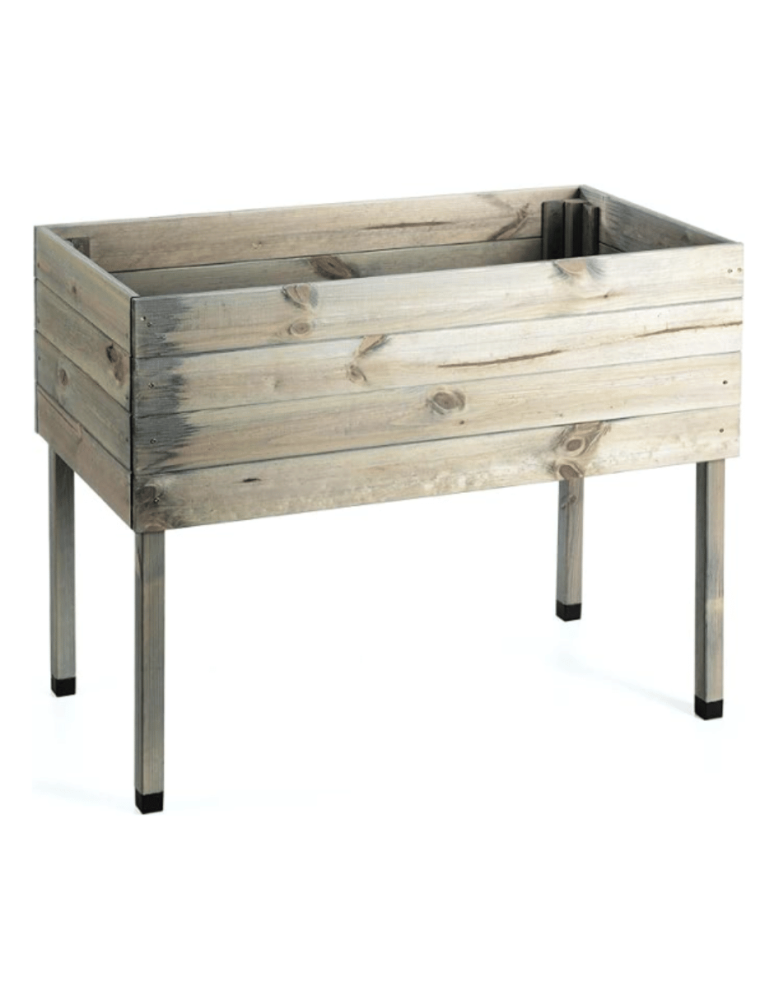 Duże donice ogrodowe- pergole - Donica na nogach donica ogrodowa drewniana donica balkonowa na zioła 100x50 - produkt b2b.wamar.biz 3