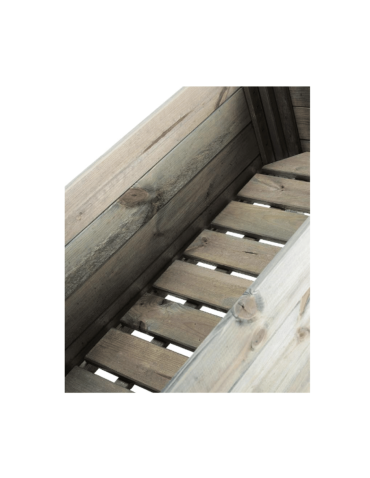 Duże donice ogrodowe- pergole - Donica na nogach donica ogrodowa drewniana donica balkonowa na zioła 100x50 - produkt 4