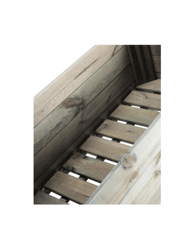 Duże donice ogrodowe- pergole - Donica na nogach donica ogrodowa drewniana donica balkonowa na zioła 100x50 - produkt b2b.wamar.biz 4