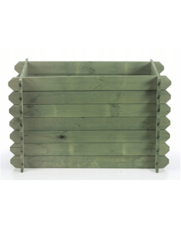 Donica na warzywa skrzynia na rośliny drewniana donica ogrodowa zielnik EKO - product 2