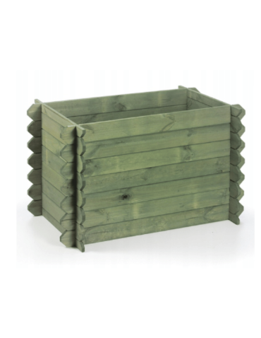 Duże donice ogrodowe- pergole - Donica na warzywa skrzynia na rośliny drewniana donica ogrodowa zielnik EKO - product 3