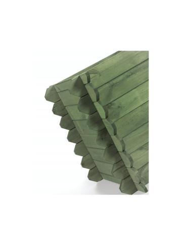 Duże donice ogrodowe- pergole - Donica na warzywa skrzynia na rośliny drewniana donica ogrodowa zielnik EKO - product 4