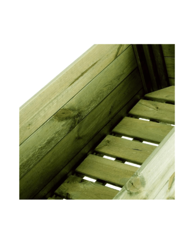 Duże donice ogrodowe- pergole - Donica na nogach donica ogrodowa drewniana donica balkonowa na zioła 100x50 - product 3