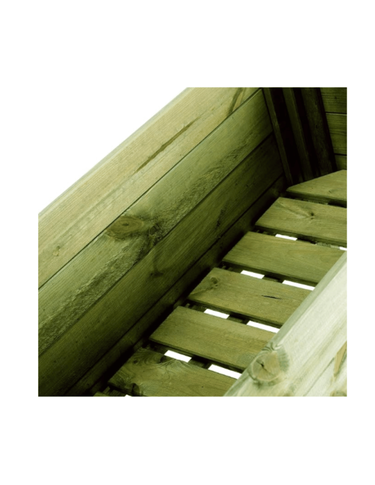 Duże donice ogrodowe- pergole - Donica na nogach donica ogrodowa drewniana donica balkonowa na zioła 100x50 - product b2b.wamar.biz 3