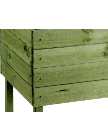 Duże donice ogrodowe- pergole - Donica na nogach donica ogrodowa drewniana donica balkonowa na zioła 100x50 - product 5