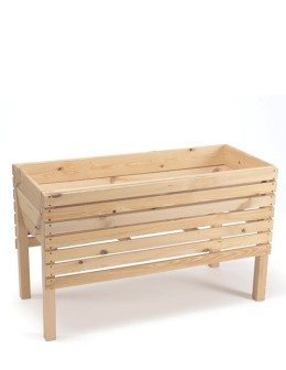 Donica ogrodowa na nogach donice drewniane zielnik warzywniak 100x45 zioła - product 2