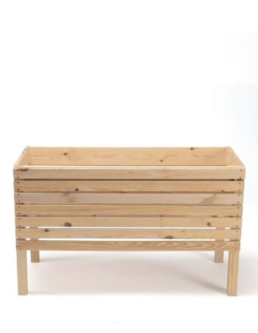 Miniszklarnie i Inspekty - Donica ogrodowa na nogach donice drewniane zielnik warzywniak 100x45 zioła - product 3