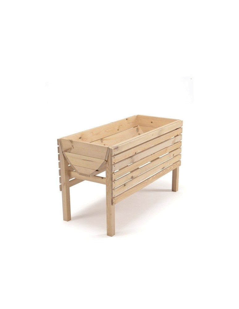 Miniszklarnie i Inspekty - Donica ogrodowa na nogach donice drewniane zielnik warzywniak 100x45 zioła - product b2b.wamar.biz 4