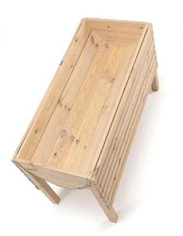 Miniszklarnie i Inspekty - Donica ogrodowa na nogach donice drewniane zielnik warzywniak 100x45 zioła - product 6