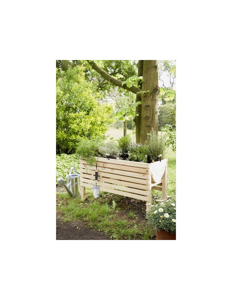 Miniszklarnie i Inspekty - Donica ogrodowa na nogach donice drewniane zielnik warzywniak 100x45 zioła - product b2b.wamar.biz 8