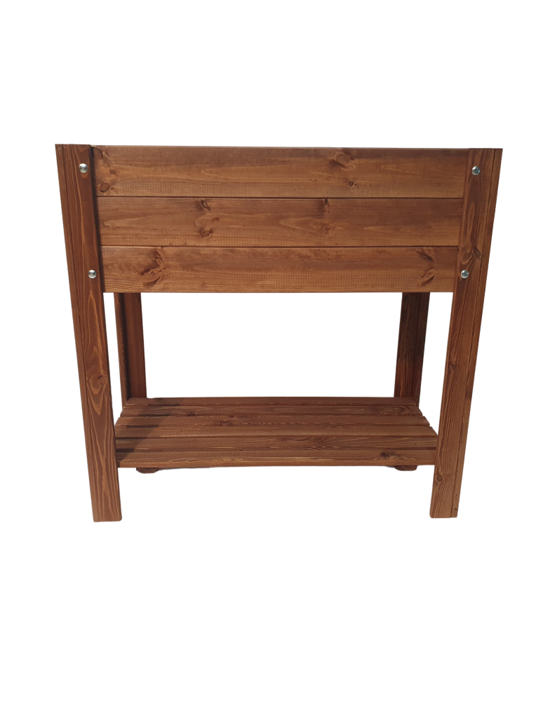 Miniszklarnie i Inspekty - Drewniana donica ogrodowa skrzynia na zioła ziołownik donica na warzywa EKO - product b2b.wamar.biz 3