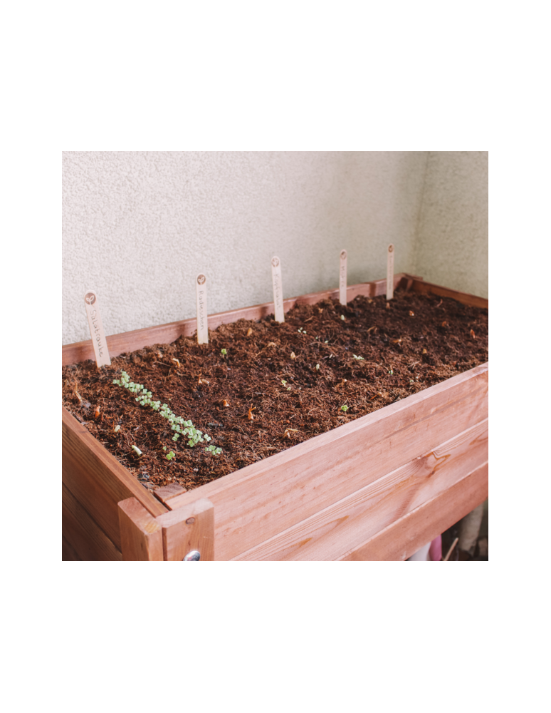 Miniszklarnie i Inspekty - Drewniana donica ogrodowa skrzynia na zioła ziołownik donica na warzywa EKO - product b2b.wamar.biz 6