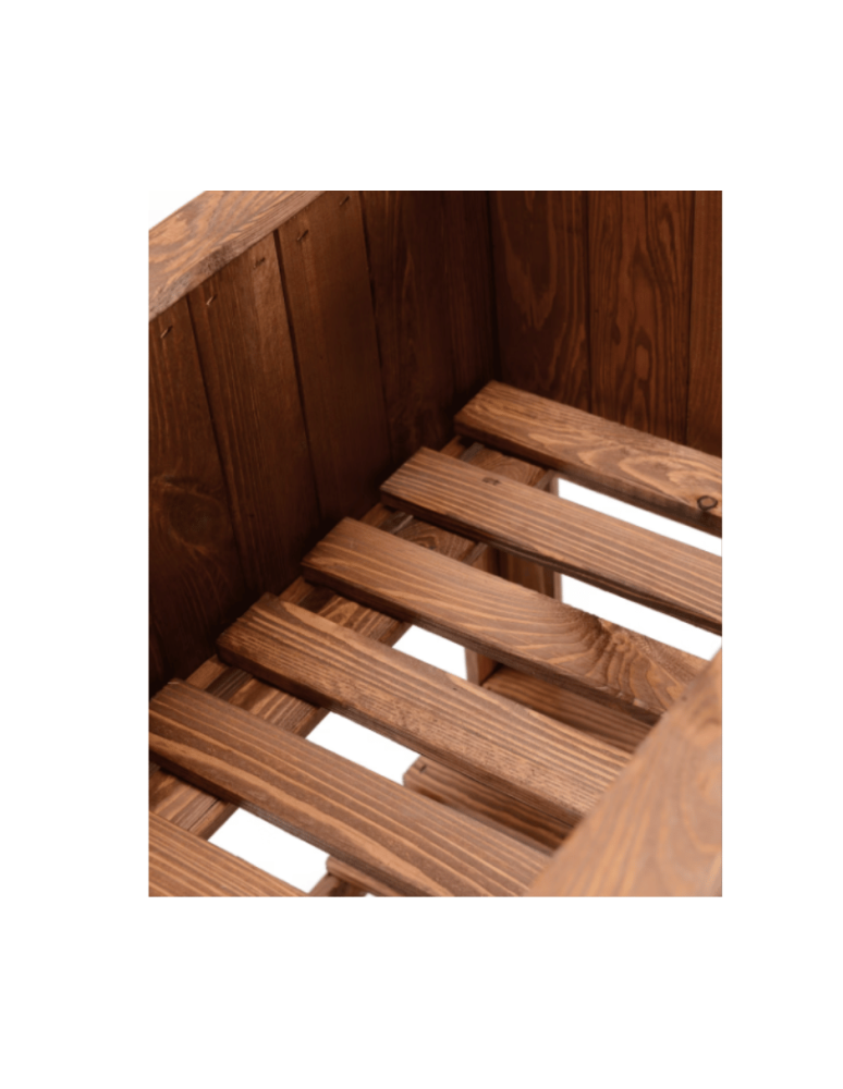 Miniszklarnie i Inspekty - Donica na nogach drewniana donica ogrodowa zielnik warzywniak 93x45 półka - produkt b2b.wamar.biz 4