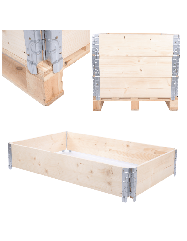 Nadstawki Paletowe - Nadstawka paletowa 120x80 sztaplowanie nadstawki paletowe grządka zielnik - product b2b.wamar.biz 1