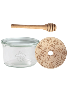 Słoik na miód WECK dozownik do miodu słoik do miodu z nabierakiem 200ml W4 - product 2