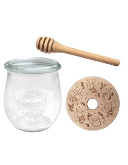 Słoik na miód WECK dozownik do miodu słoik do miodu z nabierakiem 220ml W1 - product 2
