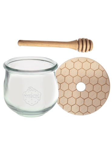 Słoik na miód WECK dozownik do miodu słoik do miodu z nabierakiem 370ml W3 - product 2