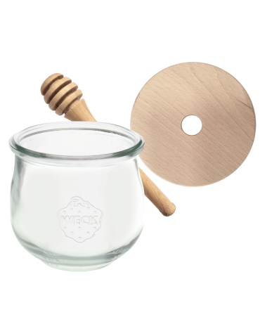 Słoik na miód WECK dozownik do miodu słoik do miodu z nabierakiem 370ml W5 - product 2