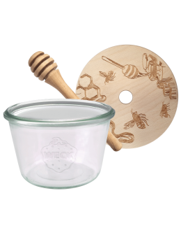 Słoik na miód WECK dozownik do miodu słoik do miodu z nabierakiem 370ml W2 - product 2