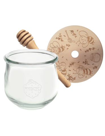 Słoik na miód WECK dozownik do miodu słoik do miodu z nabierakiem 580ml W1 - product 2