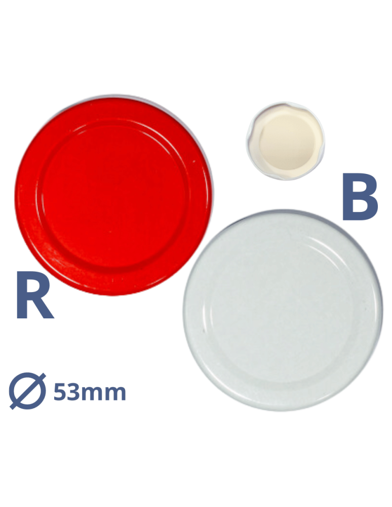 Słoiki - Słoik 190ml KOMPLET z POKRYWKĄ słoik dżemy konfitury przyprawy deserki 53mm - product b2b.wamar.biz 5