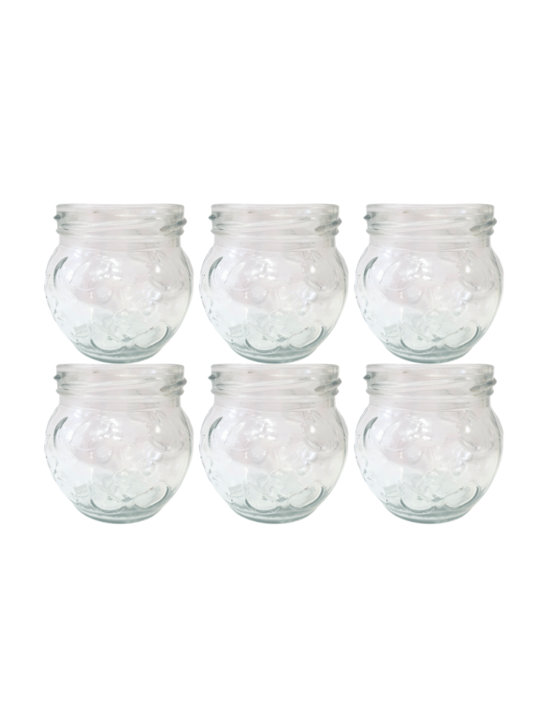 Słoiki - Słoiki 215ml słoiczki na dżem przyprawy deserki konfitury 6szt. 66mm PZH - product b2b.wamar.biz 2