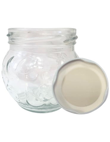 Słoik 215ml KOMPLET z POKRYWKĄ słoik dżemy konfitury przyprawy deserki 66mm - product 2