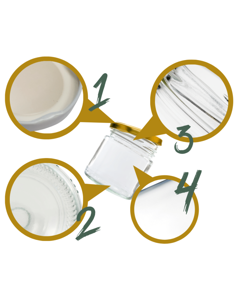 Słoiki - Słoiki 215ml 30 KOMPLETÓW z POKRYWKĄ dżemy konfitury przyprawy deserki 66mm - product b2b.wamar.biz 4