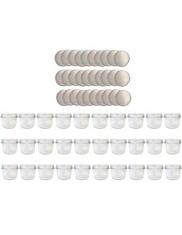 Słoiki 235ml 30 KOMPLETÓW z POKRYWKĄ dżemy konfitury przyprawy deserki 82mm - product 2