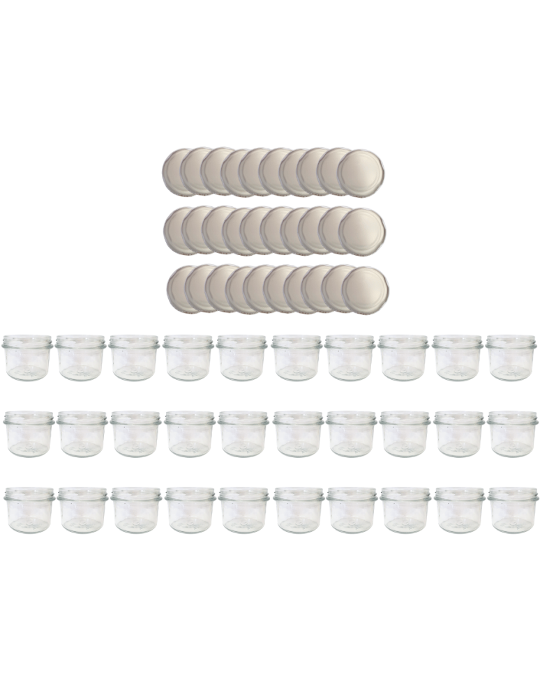 Słoiki - Słoiki 235ml 30 KOMPLETÓW z POKRYWKĄ dżemy konfitury przyprawy deserki 82mm - product b2b.wamar.biz 2