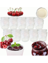 Słoiki 250ml słoiczki na dżem przyprawy deserki konfitury 10szt. 66mm PZH