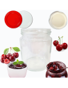 Słoik 250ml KOMPLET z POKRYWKĄ słoik dżemy konfitury przyprawy deserki 66mm