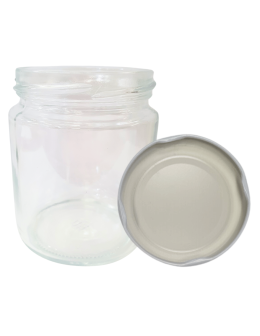 Słoik 250ml KOMPLET z POKRYWKĄ słoik dżemy konfitury przyprawy deserki 66mm - product 2