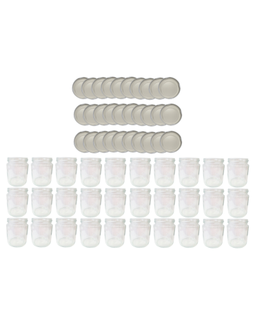 Słoiki 250ml 30 KOMPLETÓW z POKRYWKĄ dżemy konfitury przyprawy deserki 66mm - product 2