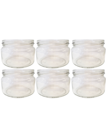 Słoiki 250ml słoiczki na dżem przyprawy deserki konfitury 6szt. 82mm PZH - product 2