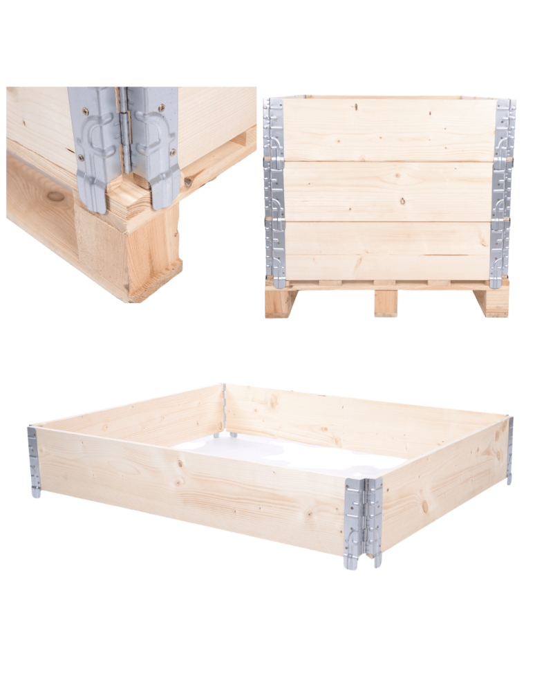 Nadstawki Paletowe - Nadstawka paletowa 120x100 sztaplowanie nadstawki paletowe grządka zielnik - product b2b.wamar.biz 1