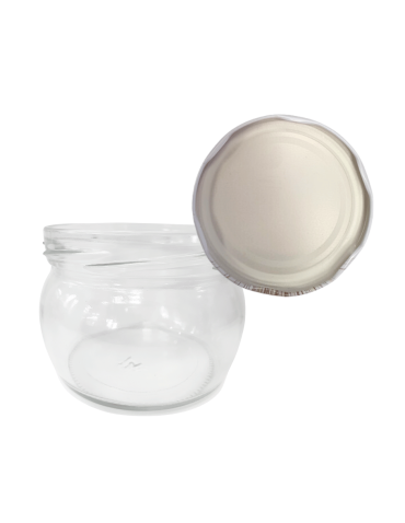 Słoik 260ml KOMPLET z POKRYWKĄ słoik dżemy konfitury przyprawy deserki 82mm - product 2