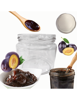 Słoik 330ml słoiczki na dżem przyprawy grzybki konfitury 1szt. 82mm PZH