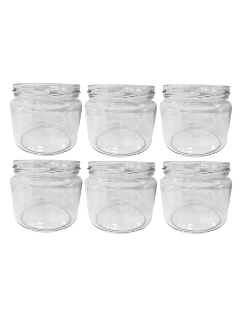 Słoiki - Słoiki 330ml słoiczki na dżem przyprawy grzybki konfitury 6szt. 82mm PZH - product b2b.wamar.biz 2