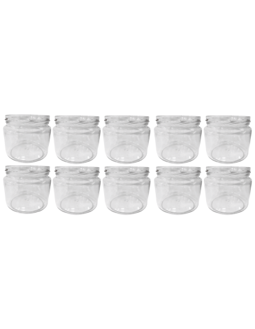 Słoiki 330ml słoiczki na dżem przyprawy grzybki konfitury 10szt. 82mm PZH - product 2