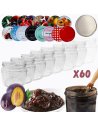Słoiki 330ml 60 KOMPLETÓW z POKRYWKĄ dżemy konfitury przyprawy grzybki 82mm